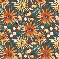 Sunflower Fields in Chocolate