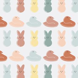 Bunnies and Chicks in Boho