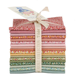 Something Blue Applique Flowers Fat Eighth Bundle