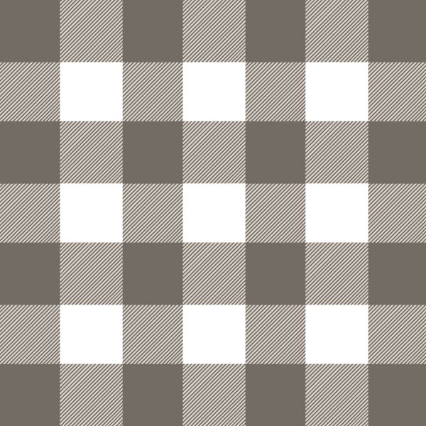 Buffalo Plaid in Stone