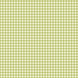 Gingham in Lime Green