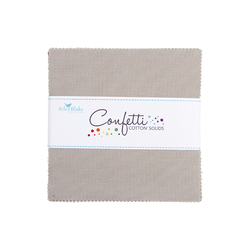 Confetti Cotton 10" Square Pack in Cobblestone