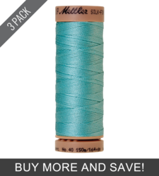 Blue Curacao (9136-2792) - Silk Finish Cotton 40wt - 164 Yards (3 Pack)