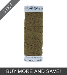 Olive Drab (9146-0420) - Cordonnet 30wt Polyester - 55 Yards (5 Pack)