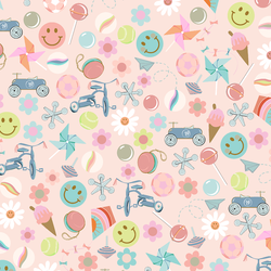 Retro Toys in Blush Pink