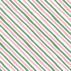 Sweet Stripes in Pink and Green