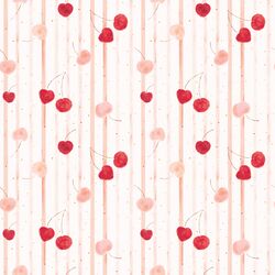 Watercolor Cherries in Cupid