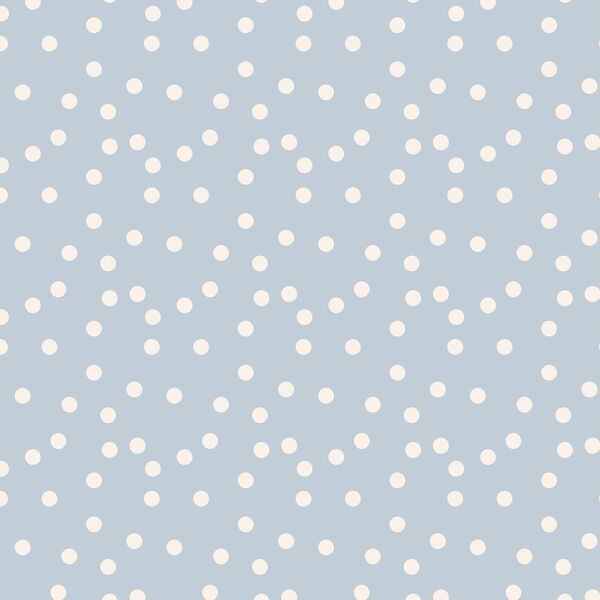 Sunshine Polka Dots in Light Periwinkle