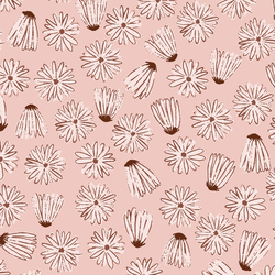 Morning Daisies in Porcelain
