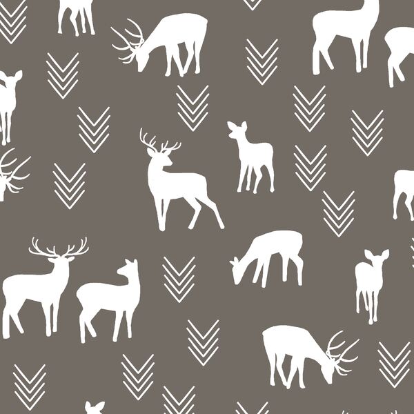 Deer Silhouette in Stone