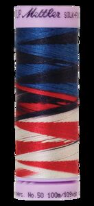 Patriotic (9075-9823) - Silk Finish Cotton Multi 50wt - 109 Yards