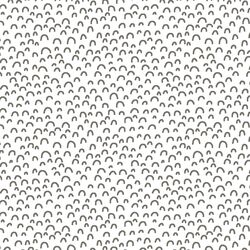 Doodle in Greige on White
