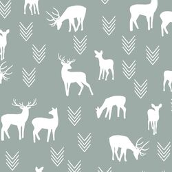 Deer Silhouette in Eucalyptus