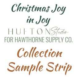Christmas Joy Sample Strip in Joy