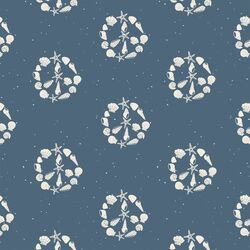 Peace Shells in Ocean Blue
