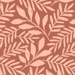 Large Pressed Leaves in Phlox on Cider