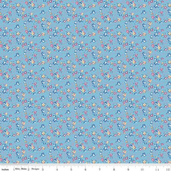Apron Grid in Blue