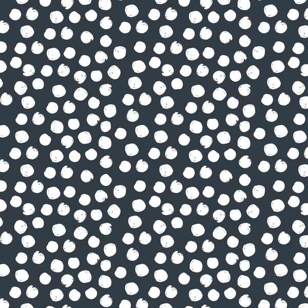 Large Painted Dot in White on Inkwell