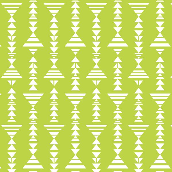 Little Tribal Stripe in Lime