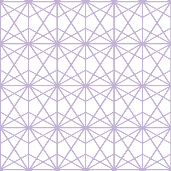 Terrarium in Lilac on White