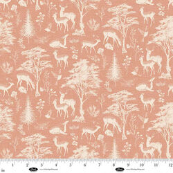 Deer with Trees in Peachy