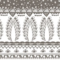 Cascading Border in Stone