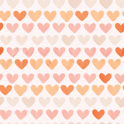 Large Ombre Hearts in Crush