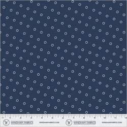 Daisies in Navy