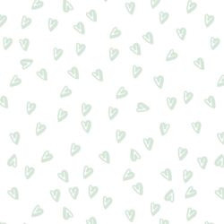 Sugar Hearts in Mint Swirl