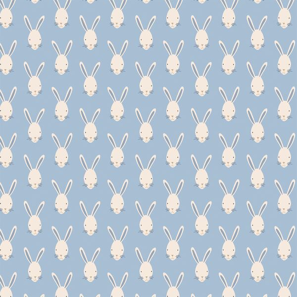 Little Bunny Face in Baby Blue