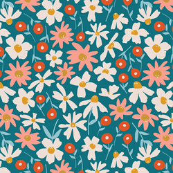 Berry Floral in Crisp