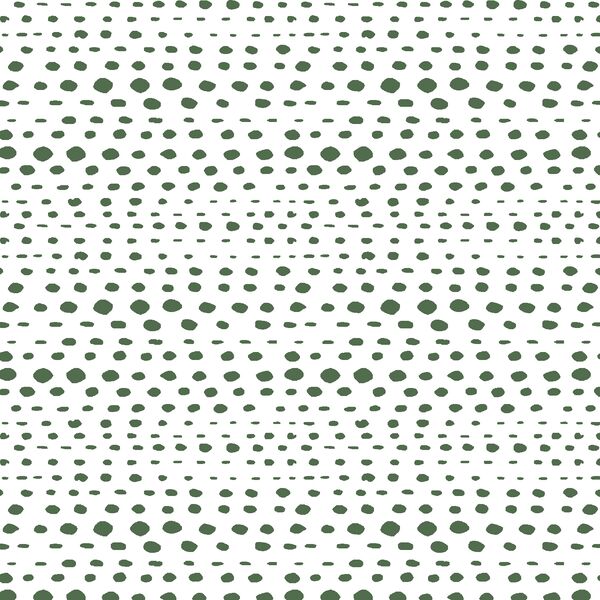 Little Skipping Stones in Kale on White