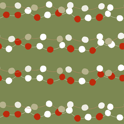 Large Garland in Pine Green
