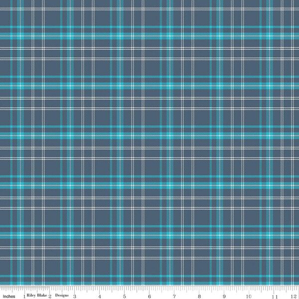 Plaid in Navy