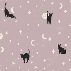 Large Moonstruck Cats in Lilac