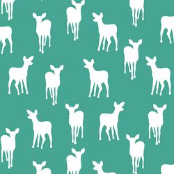Fawn Silhouette in Jade