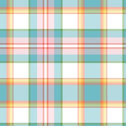Cheerful Tulips Plaid in Passio