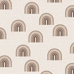 Retro Rainbows in Mocha
