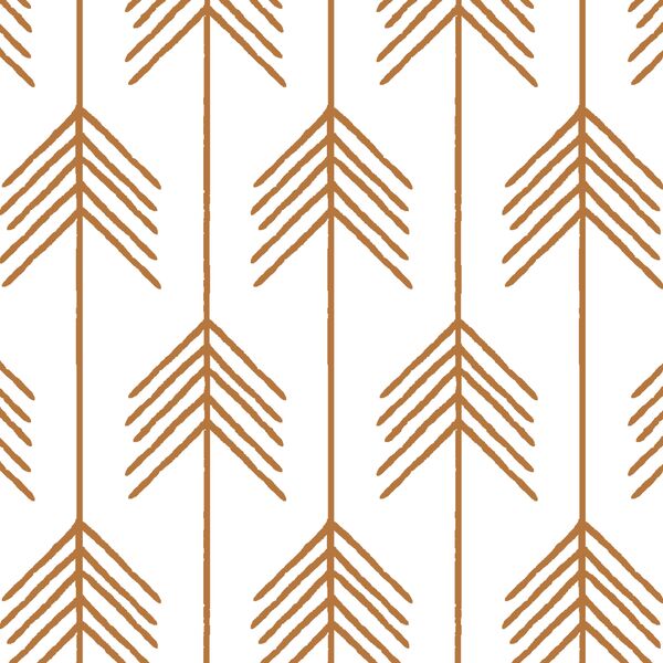 Vanes in Ginger on White