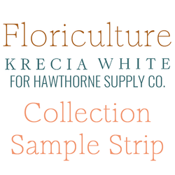 Floriculture Sample Strip