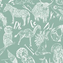 Big Animals in Dark Aqua