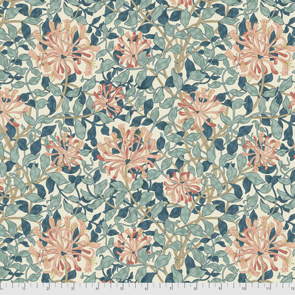 Honeysuckle in Aqua