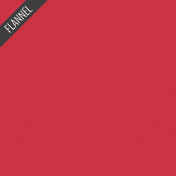 Flannel Solid in Riley Red
