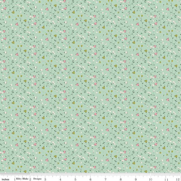 Flowers in Sage