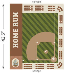 Baseball Panel in Multi