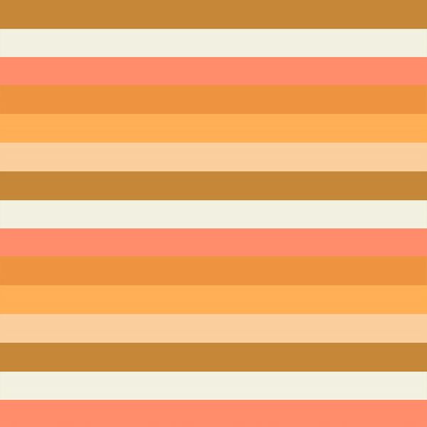 Large Seventies Stripe in Glow