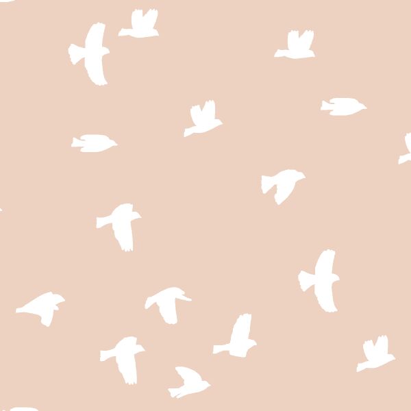 Flock Silhouette in Shell