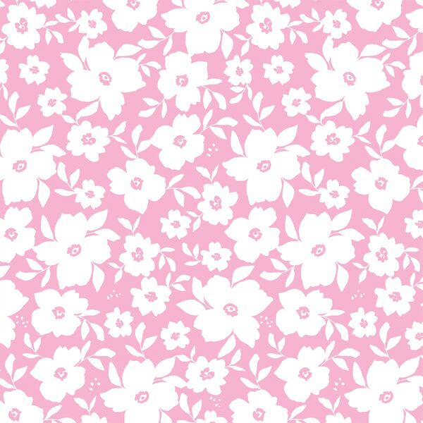 Summer Blossoms in Bubblegum Pink