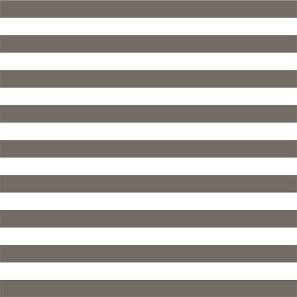 Horizontal Candy Stripe in Stone