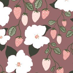 Strawberry Magnolias in Tulipwood